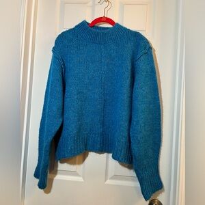 👗Topshop Vibrant Blue Turtleneck Sweater size large